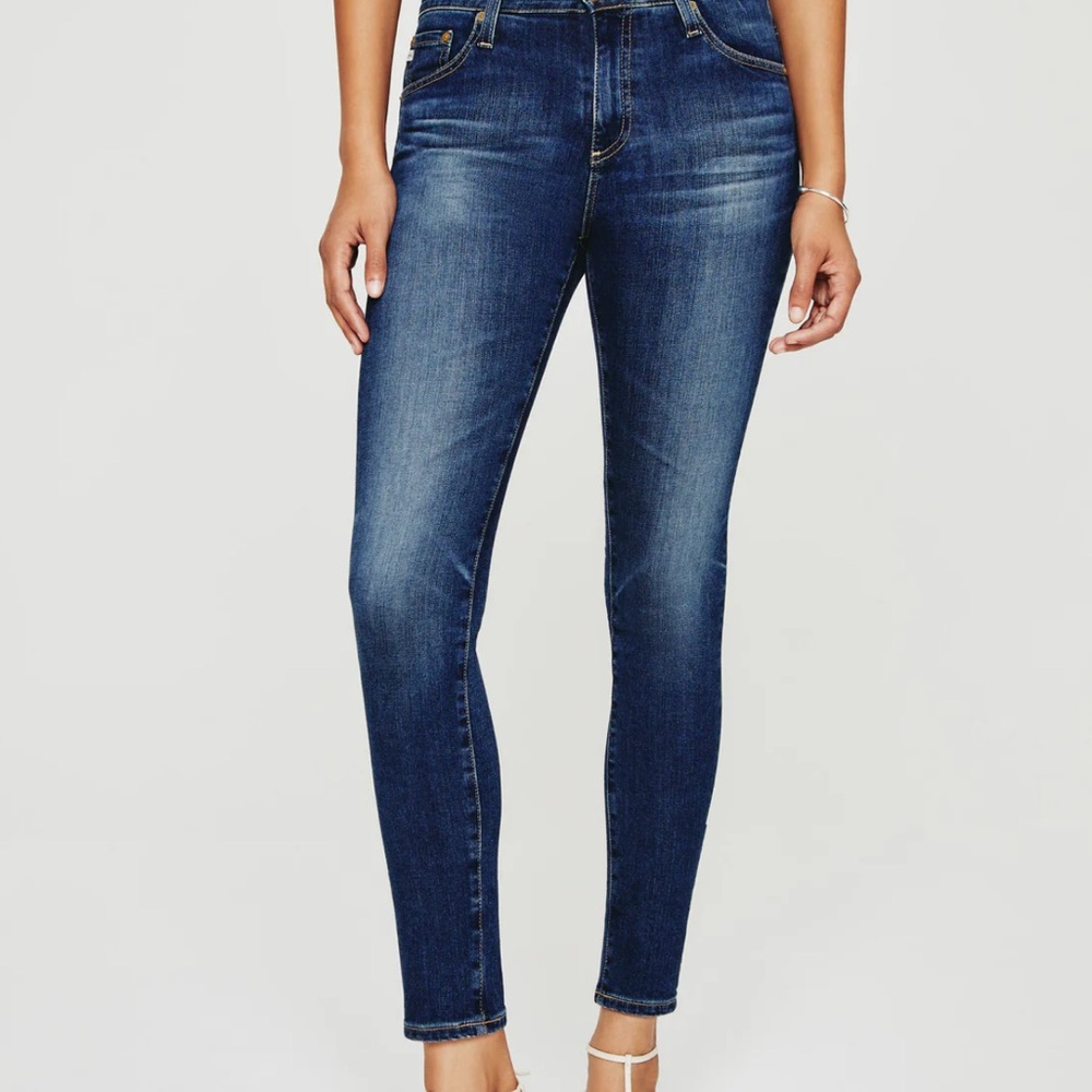 Womens AG-ED denim Farrah Skinny Ankle 28R